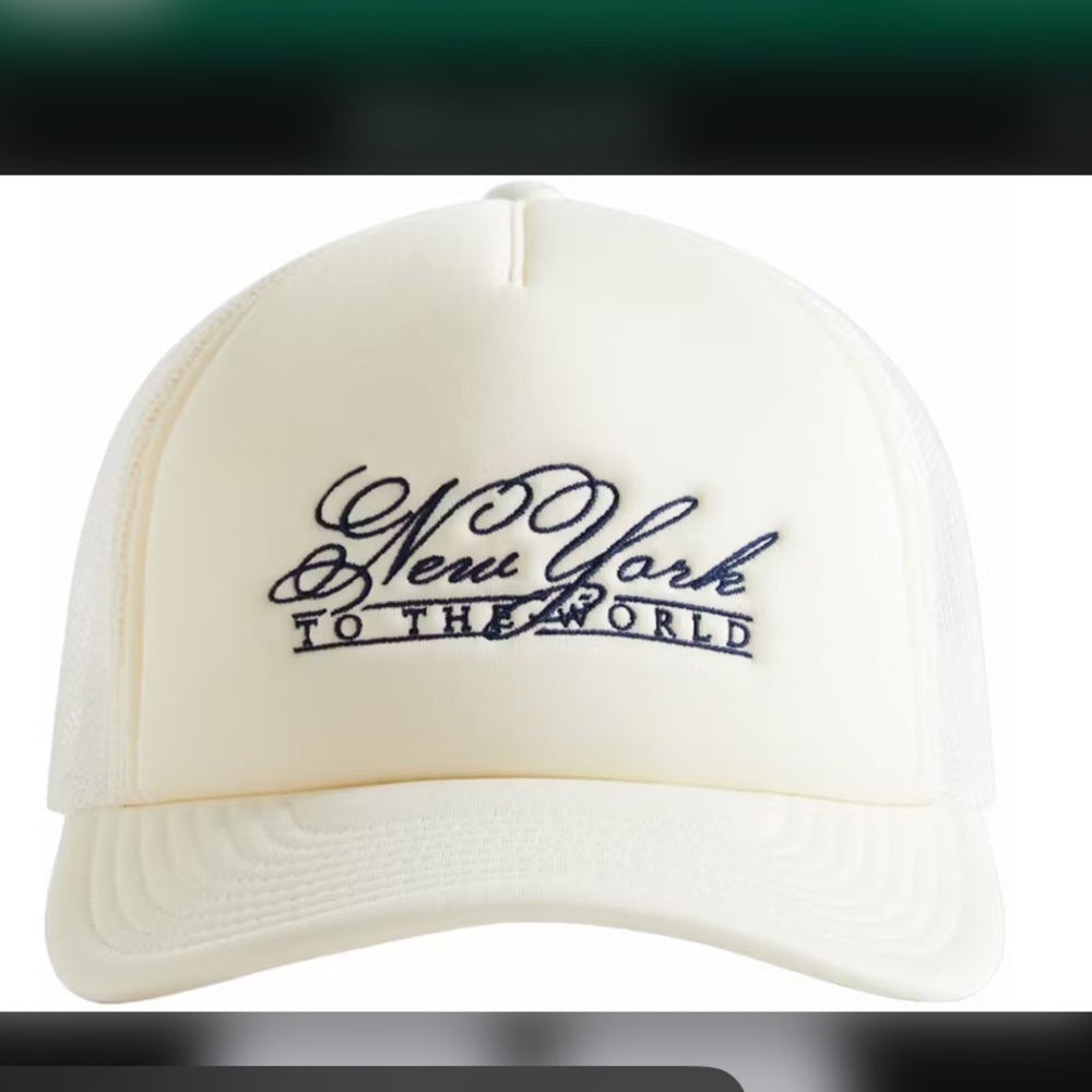 Kith NY to the world Nolan Poly Foam Trucker Hat